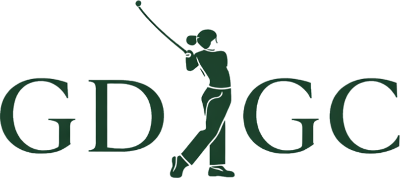 GDSGC wordmark and golfer silhouette